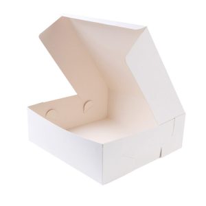 Cutie pentru tort alb/kraft 30,5x30,5x15 cm, set 100buc. Artispack
