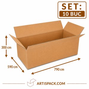Cutie de transport 590x790x300 ArtisPack din carton set 10 bucati