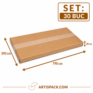 Cutie de transport 390x790x30 ArtisPack din carton set 30 bucati