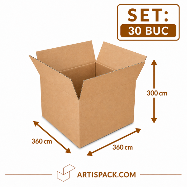 Cutie de transport 360x360x300 cm ArtisPack 30 buc Cutie de transport 360x360x300 cm ArtisPack 30 buc